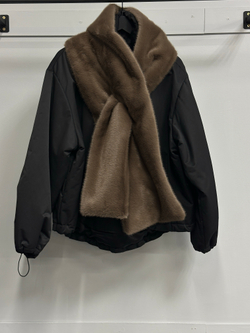 Шарф норка (капучино)