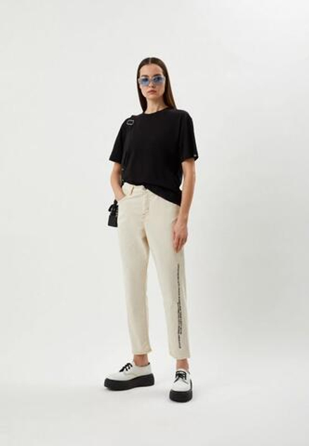 Джинсы жен. ICE PLAY 1100 молочные надписи