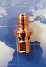 342P008663 Держатель сварочного наконечника M8 Brass, для сварочных горелок MIG/MAG, ROBO RM62 TBi