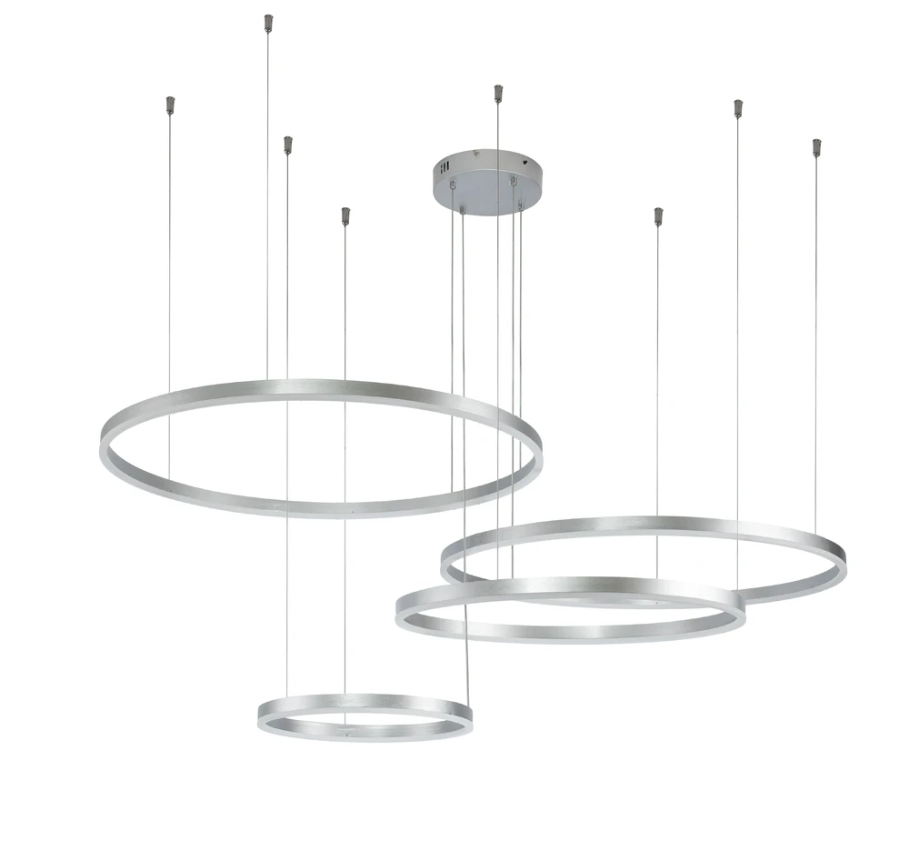 Подвесная люстра Indigo GALASS 14001/4P Silver V000016L