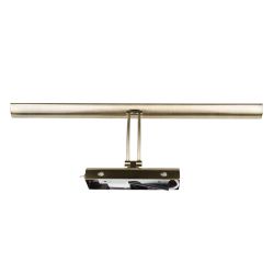 ULT-F34-7W-4000K IP20 ANTIQUE BRASS Светильник светодиодный для подсветки картин и зеркал. 600Lm. Механический выключатель. Античная латунь. ТМ Uniel