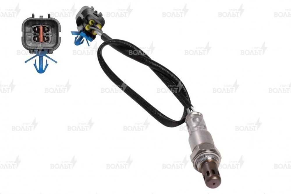 Датчик кислорода Chevrolet Aveo (02-) до кат. 4 pin Epica (06-)  после кат. короткий (STARTVOLT)