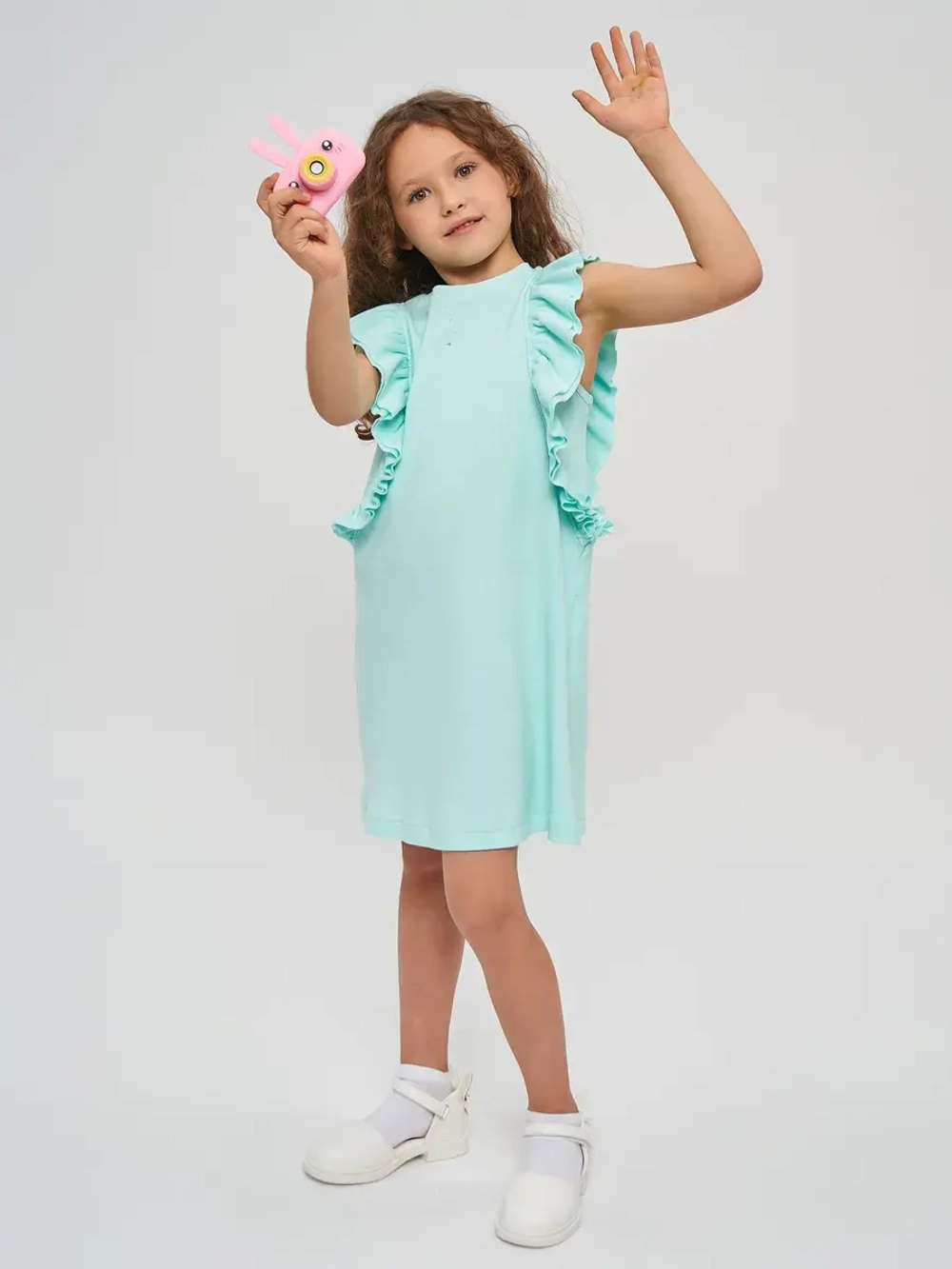 Платье детское BH Stars "Сияние Арктики, 100% хлопок