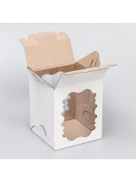 КОМПЛЕКТ коробок 2 фигурных окна 18х18х22- 5 шт