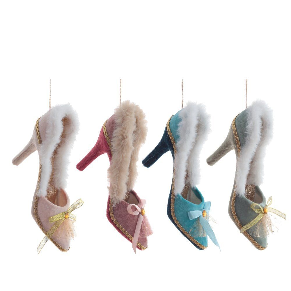 GAEM Украшение новогоднее "Туфелька" ,L16,5 W6 H11 см, 4в.