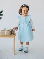 Сарафан вельветовый с крылышками "Небо" 0+
