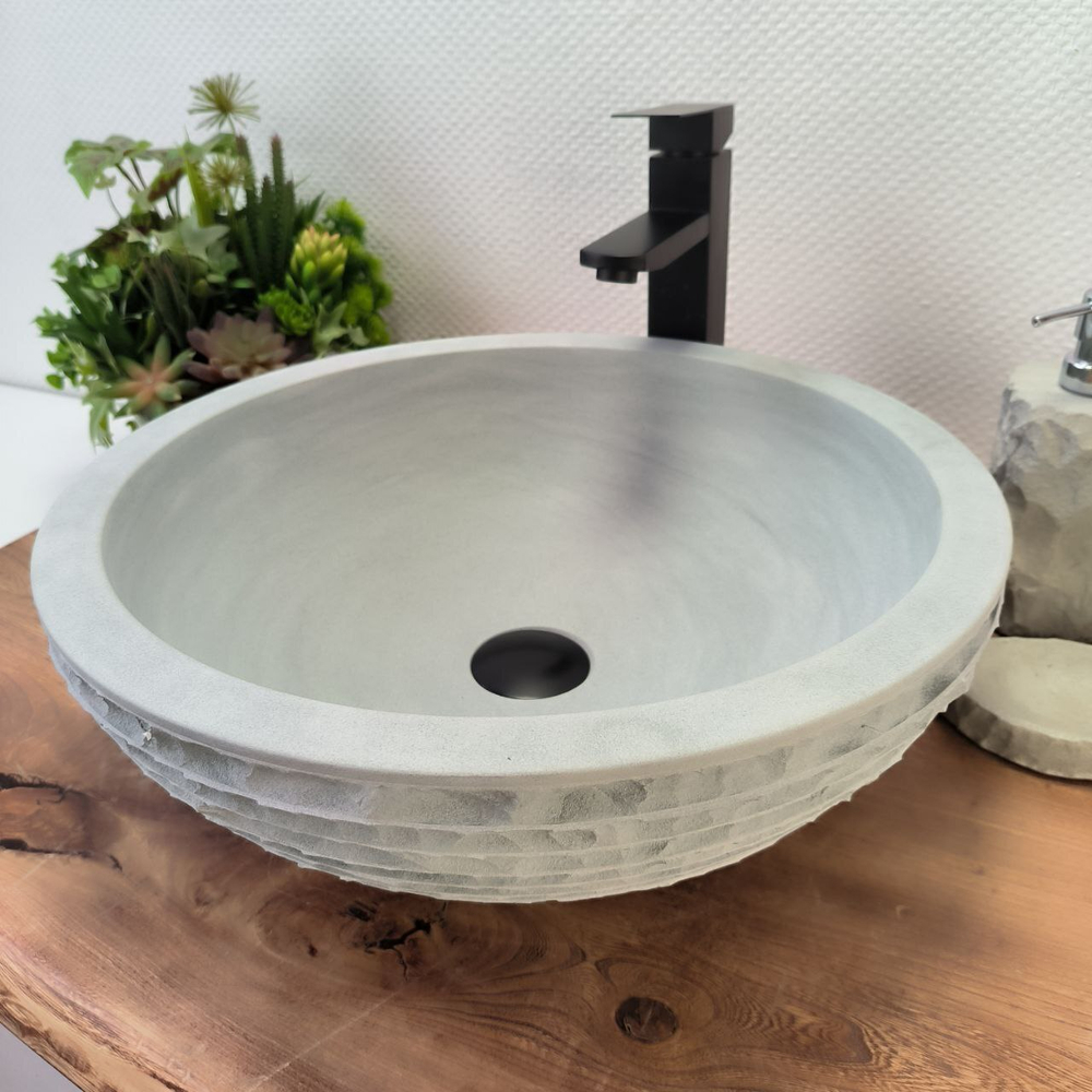 Раковина из андезита Bowl Blue Kecil Marmo BA-62887 45*45*15