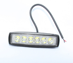 Фара светодиодная 6 диодов 12-24v (150мм х 45мм)