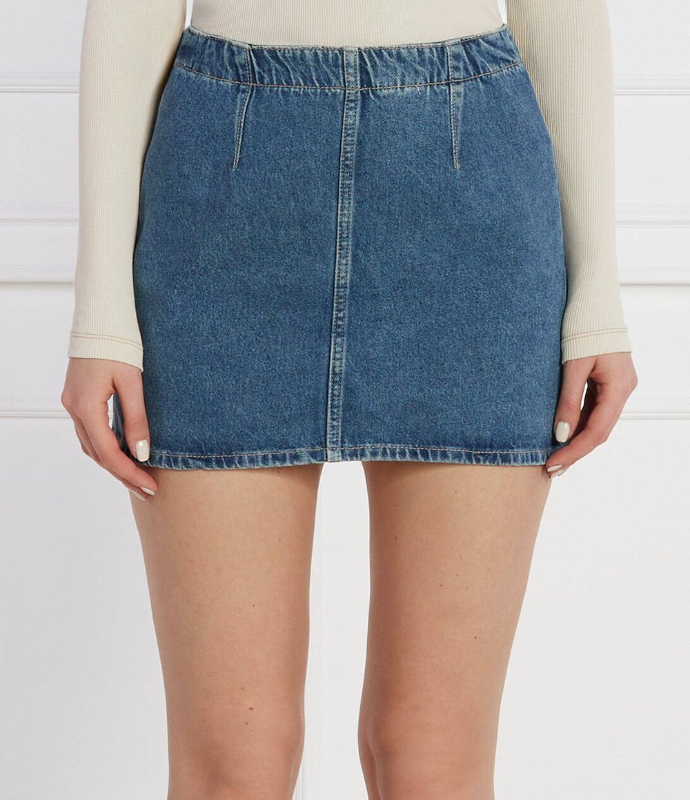 Джинсовая юбка CALVIN KLEIN JEANS - голубой(J20J222482)