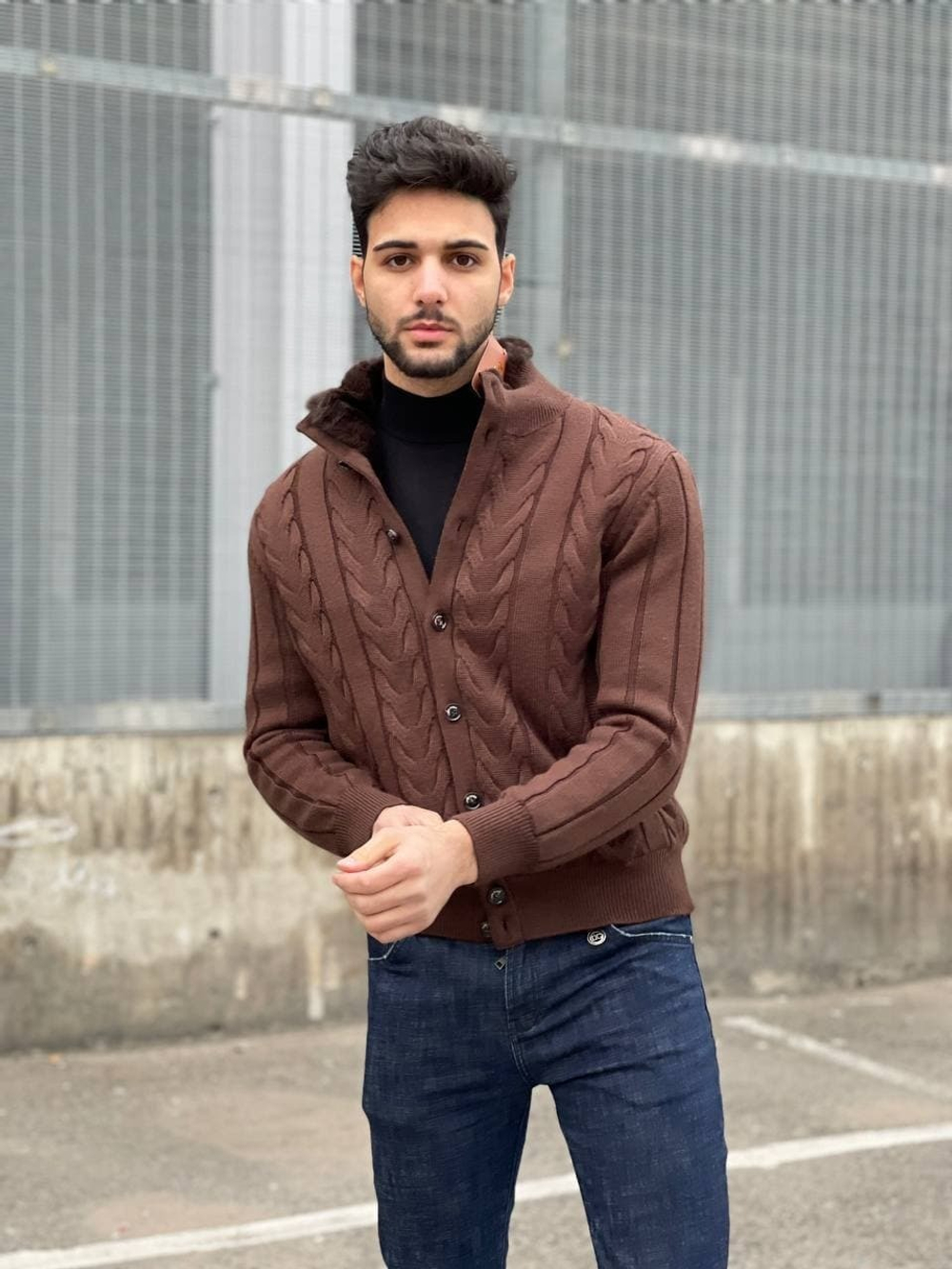 Меховой бомбер Loro Piana