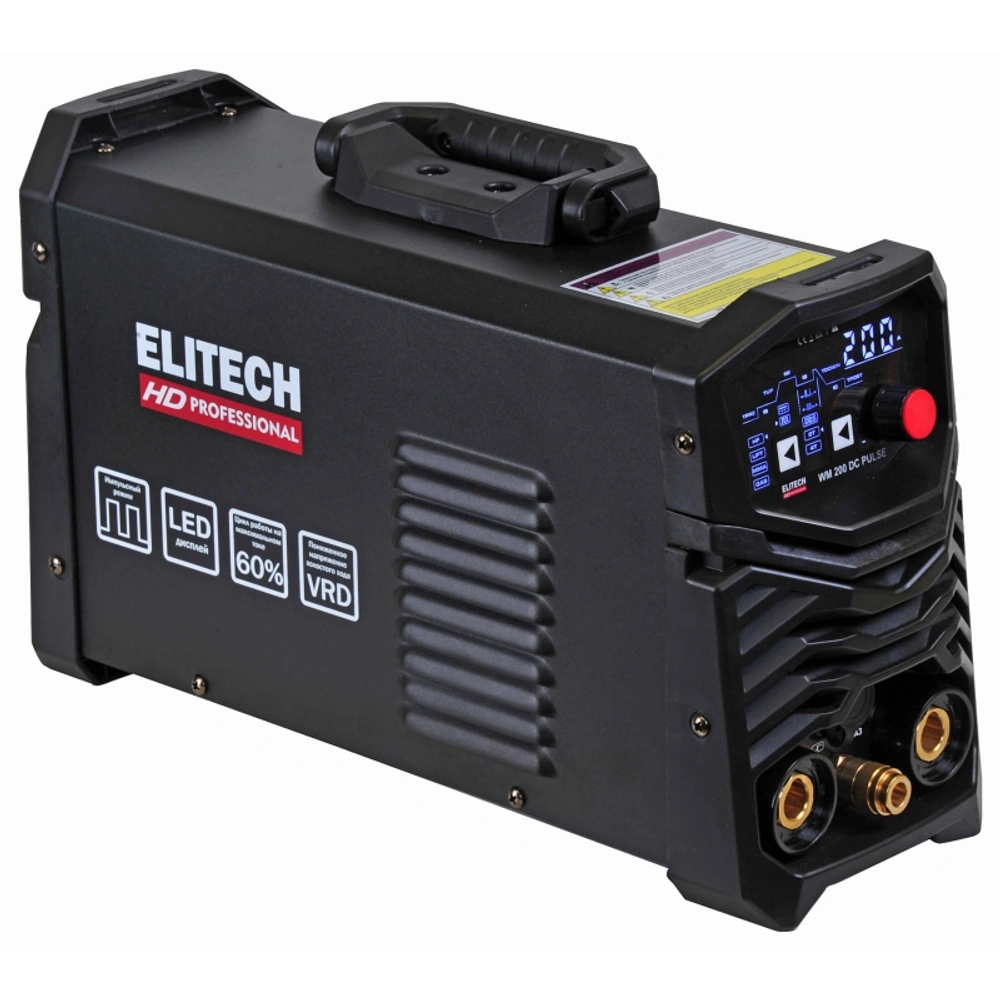ELITECH WM 200 DC PULSE сварочный инвертор tig 204475