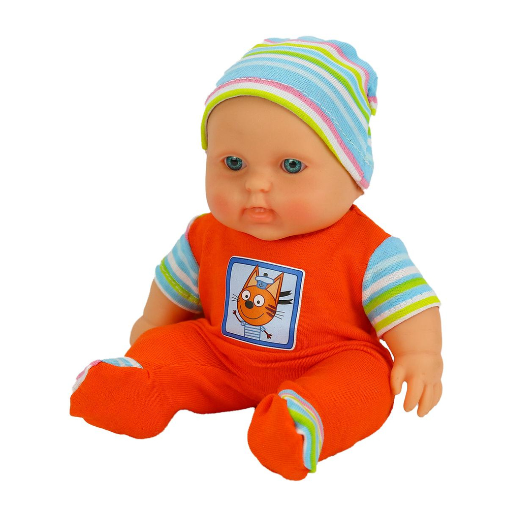 Пупс Малыш 3 в одежде Три кота 20см. (Весна)