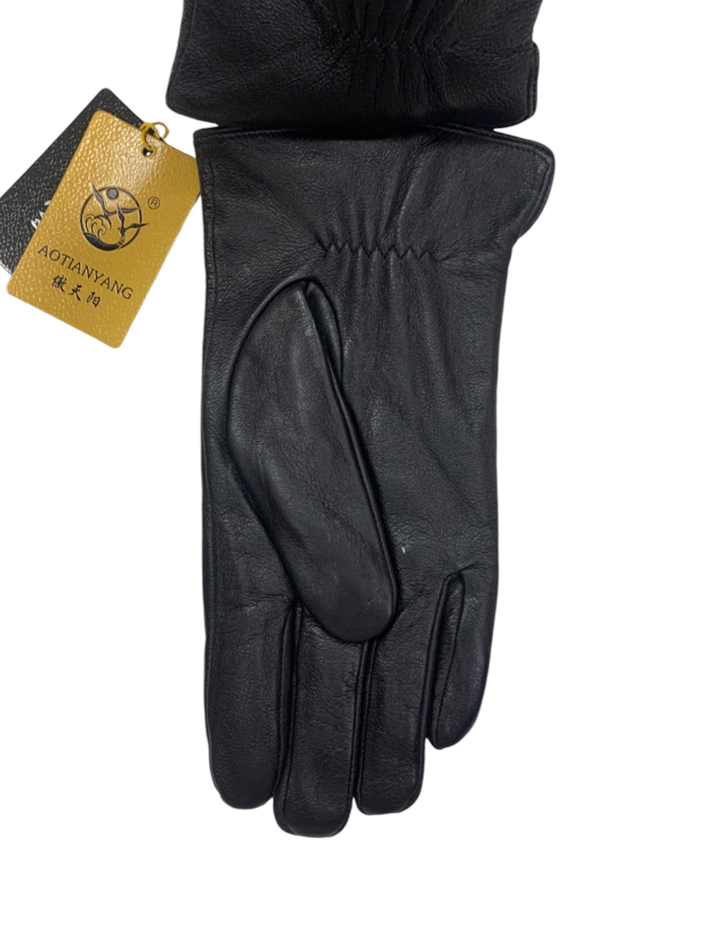 Перчатки. Мужские. Материал верха: Кожаные. Подклад: Плюш-флис.5 шт в упаковке.