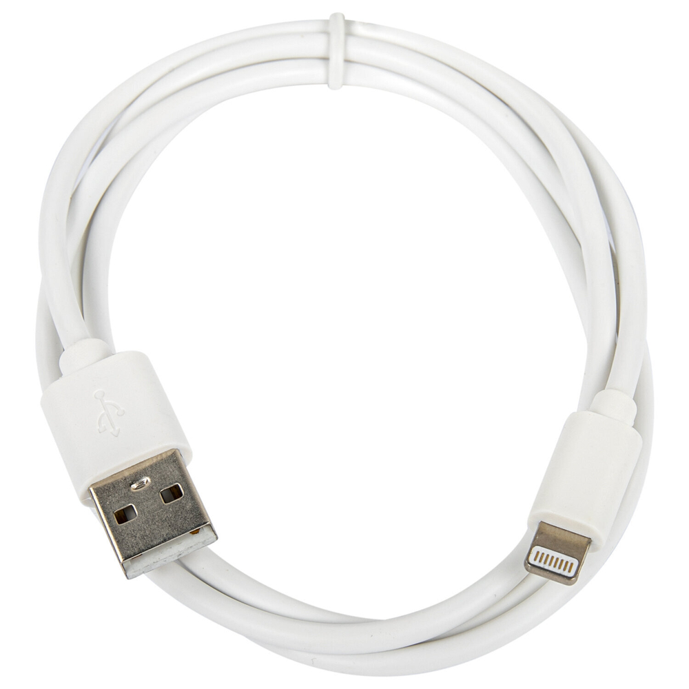 Кабель белый USB 2.0-Lightning 1 м SONNEN медь для передачи данных и зарядки iPhone/iPad (4 штуки в упаковке)