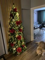 Елка Половинка «Графская» пристенная-угловая (Литая+пвх) 180 см / 1.8 м