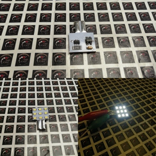 Светодиодная плата в плафон багажника RAV4