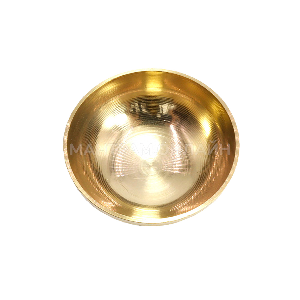 Подставка под сыпучие благовония и подсвечник латунь 7,5 см