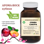 Слива и Сакура, кубики восковые для ароматизации, 10 штук
