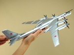 Модель самолета Ту-95МС (М1:100, Москва, RF-94126, 12)