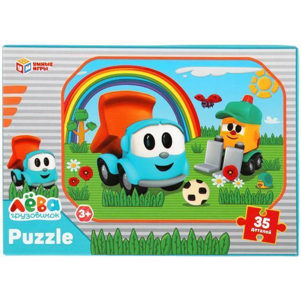 Макси-пазл 35эл. "Грузовичок Лёва" 4680107921086 (Умные игры)