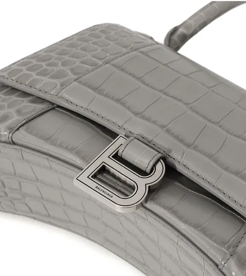 Сумка BALENCIAGA с крокодиловым тиснением