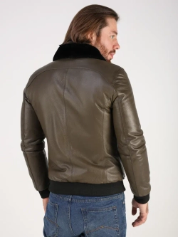 Дубленка зимняя куртка натуральная кожаная