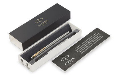 Ручка-роллер Parker (Паркер) Jotter Core T61 Stainless Steel GT M F.BLK