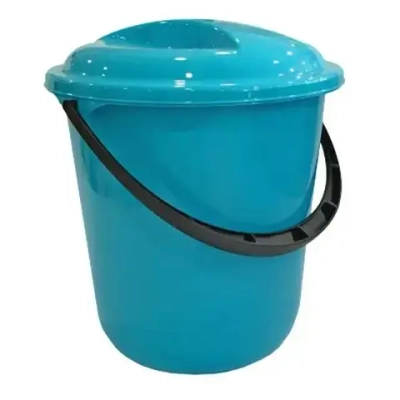 Ведро 12 л Классика с крышкой цвета в ассортименте