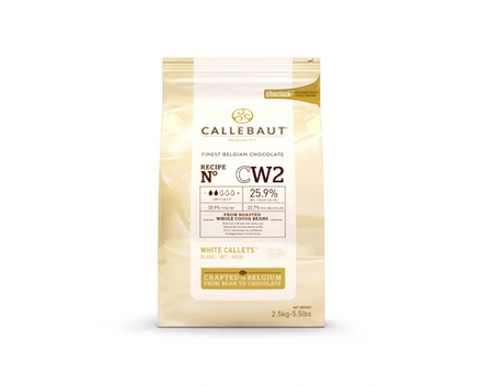 Шоколад Callebaut Белый 25.9% (Пакет 2,5кг)