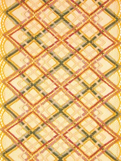 223 Кружево эластичное 19,5 см, Италия, оранжевый