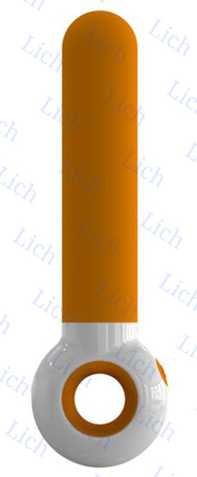Оранжево-белый вибратор O-zone