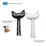 Набор зажимов для пакета miaou, черно-белый, 2 шт.