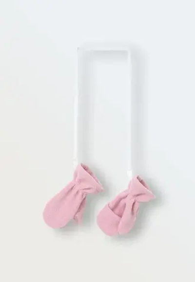 Рукавички на резинке из флиса "Cute" (пудра)