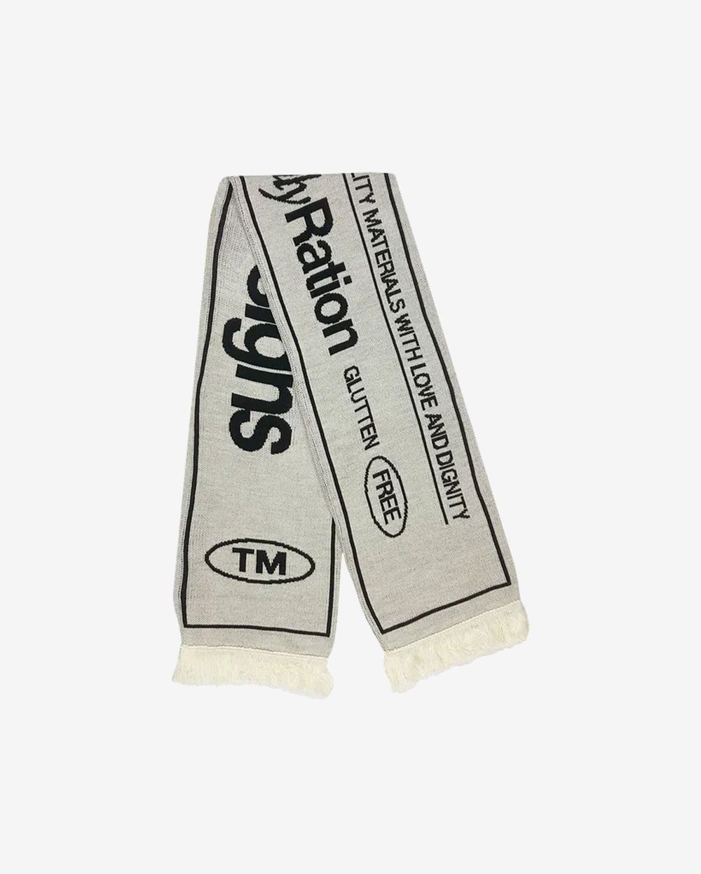 Шарф Dissident QG Reversible молочный