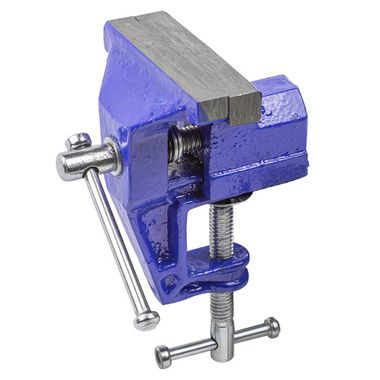 Тиски настольные мини (ширина губ - 70мм, захват-35мм, крепление ''струбцина'') Forsage F-32970