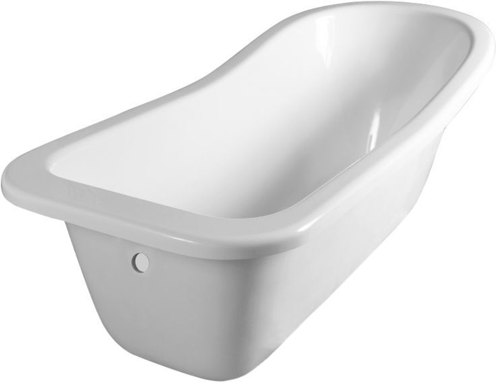 Ванна из литьевого мрамора Эстет Царская 170х73 белая, ФР-00000685