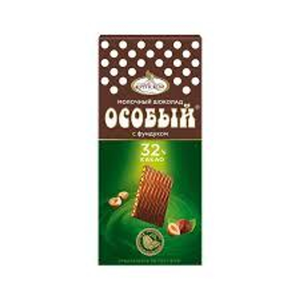 Шоколад Особый 88г Молочный с фундуком