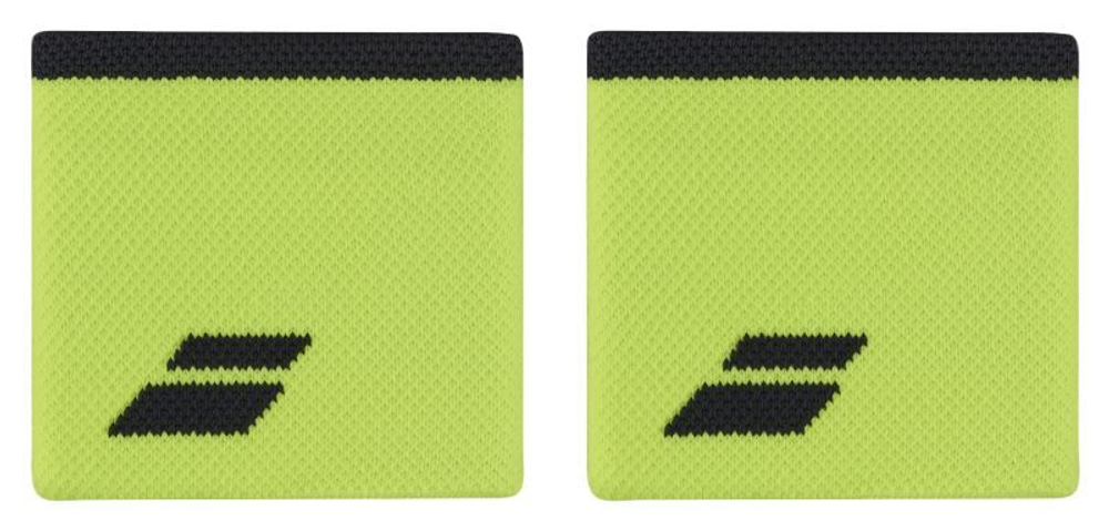 Теннисные напульсники Babolat Logo Wristband - Green