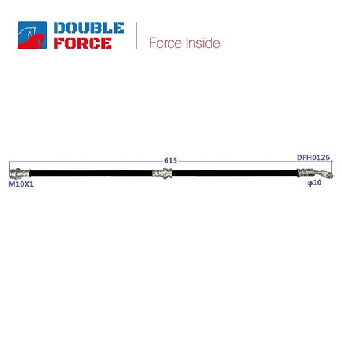 Шланг тормозной Double Force DFH0126
