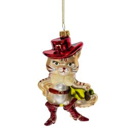 GAEM Украшение новогоднее "Кот в сапогах", L9 W5 H15 см