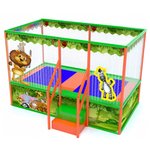 Батут 2-х секционный Саванна (4.65*2.35*2.5м)