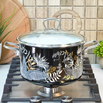 Кастрюля 4л "Magia" черная