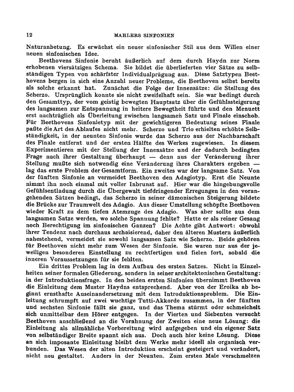 Gustav Mahlers Sinfonien | P. Bekker