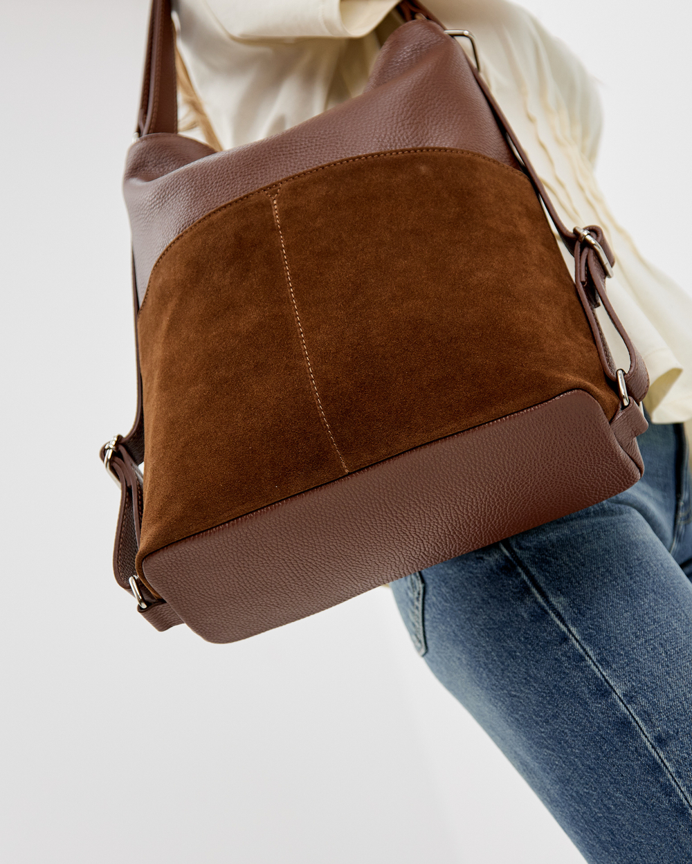 Сумка-рюкзак 578 15 рыжий