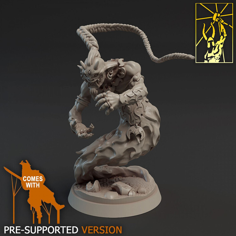 Джинн Гений монстр миниатюра для dnd, днд, pathfinder, фентези, Настольная игра, НРИ, Варгейм, РПГ