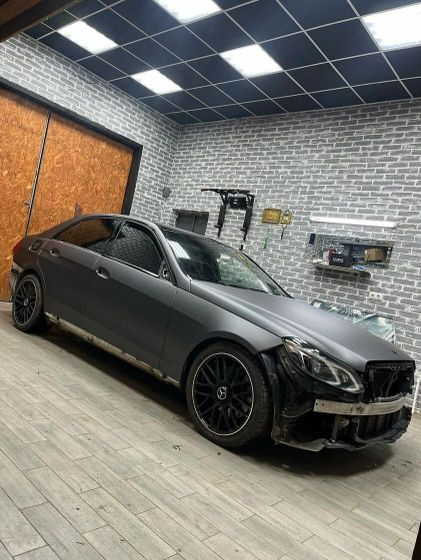 Пленка матовая серая графит Cold Gray Carbins