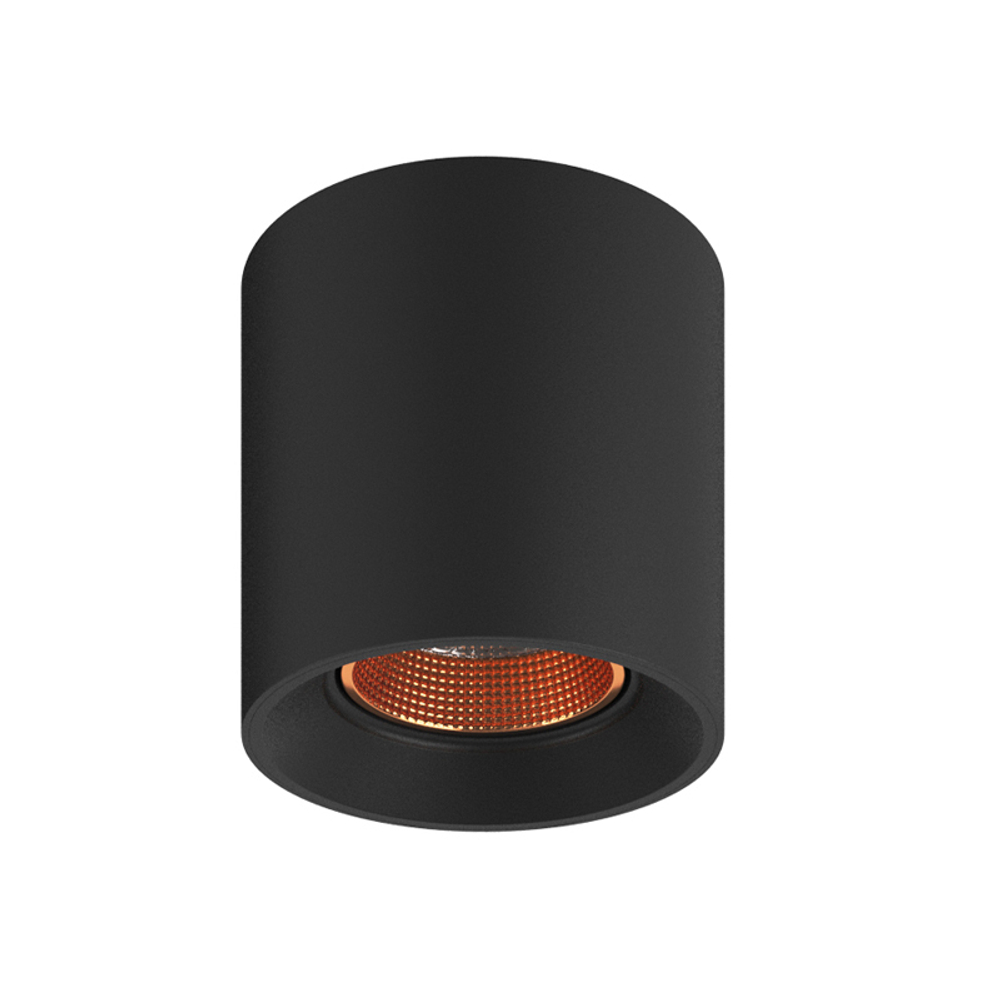 DK3090-BBR Светильник накладной, IP 20, 10 Вт, GU5.3, LED, черный/бронзовый, пластик