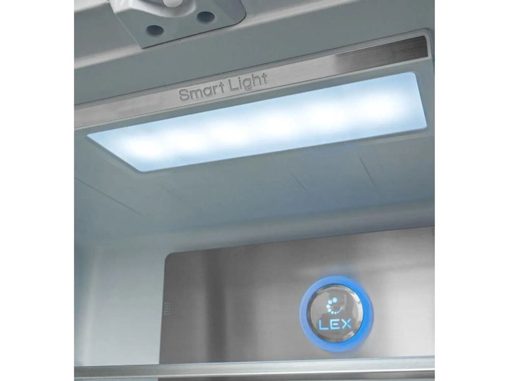 Холодильник Lex LCD505WOrID белый/оранжевый