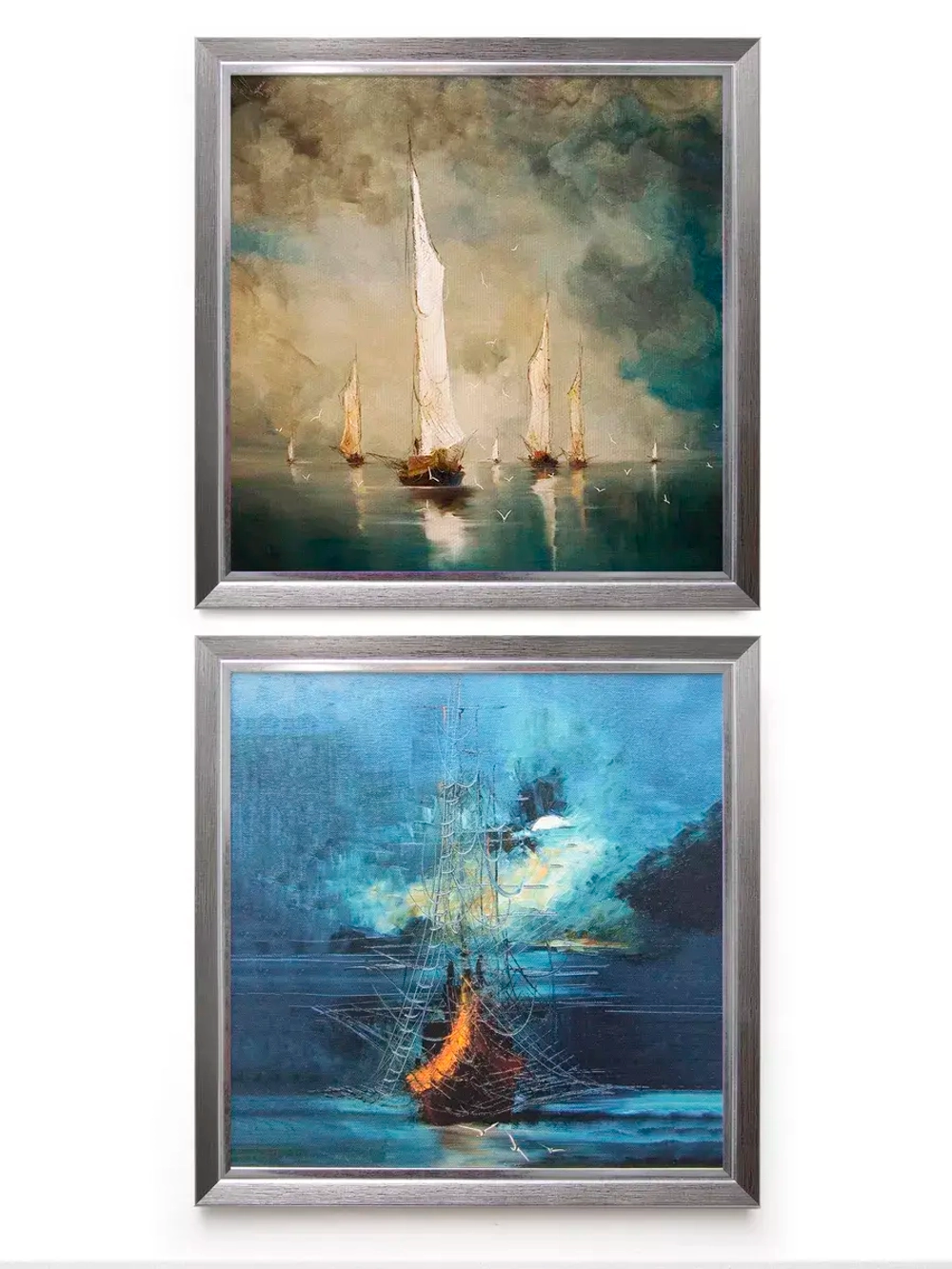 Картины на стену интерьерные на холсте 2 шт