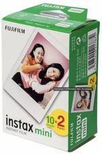 Картридж для моментальной фотографии Fujifilm Instax Mini Glossy, 800 ISO, 100 г, 20 шт., белая